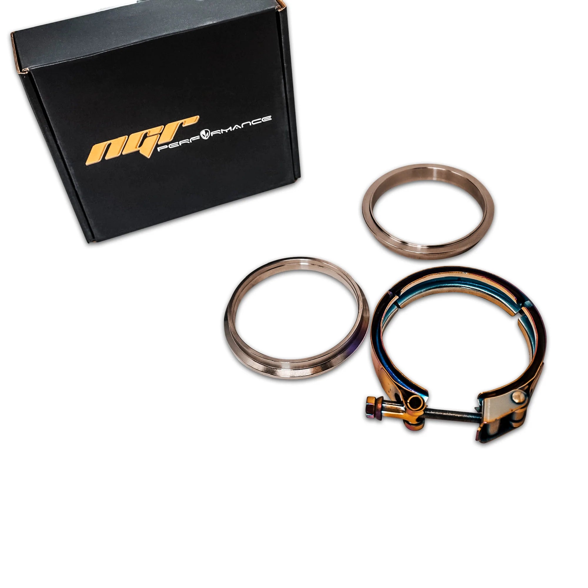 NGR V-Band Kit (Stainless Steel) V-Band Clamp (Neochrome) Assembly Kit (SS  T304) - 3.5in